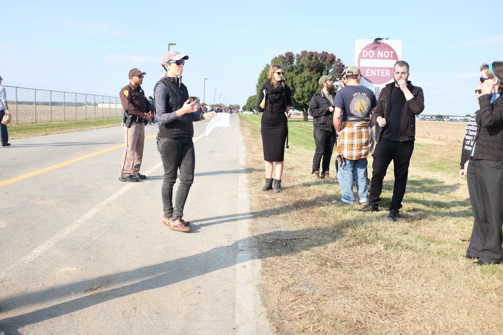Photos: Trump critics protest at Southern Illinois rally